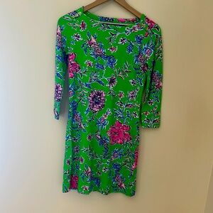 Lilly Pulitzer Floral Green Dress